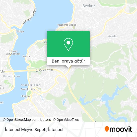 İstanbul Meyve Sepeti harita