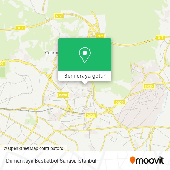 Dumankaya Basketbol Sahası harita