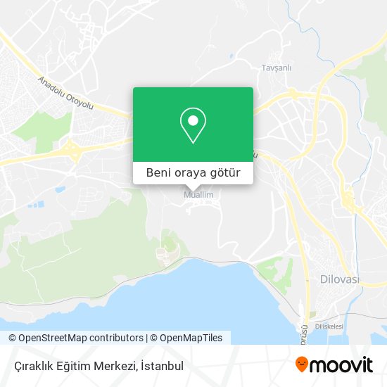 Çıraklık Eğitim Merkezi harita