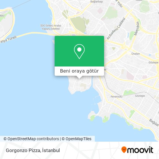 Gorgonzo Pizza harita