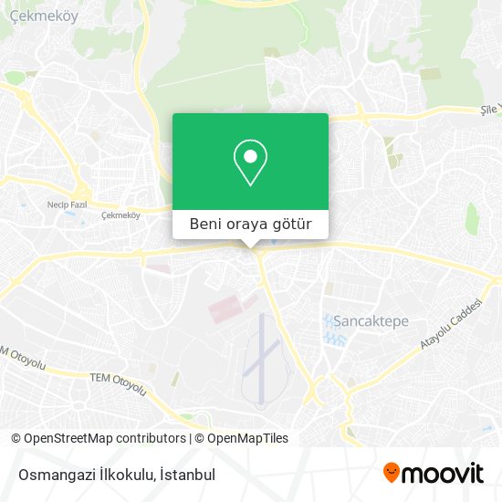 Osmangazi İlkokulu harita