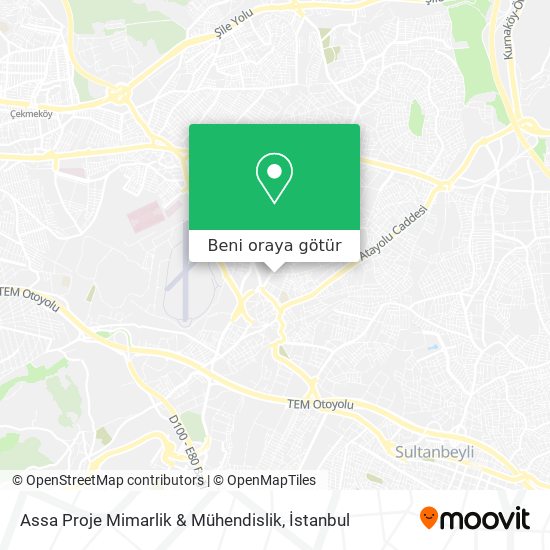 Assa Proje Mimarlik & Mühendislik harita
