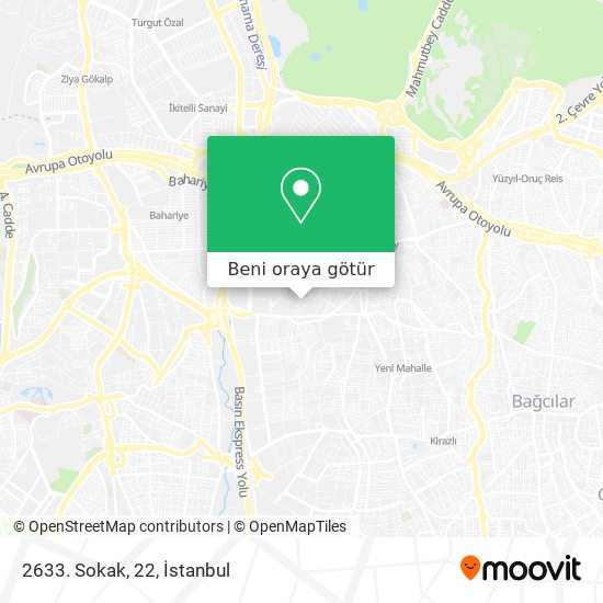 2633. Sokak, 22 harita