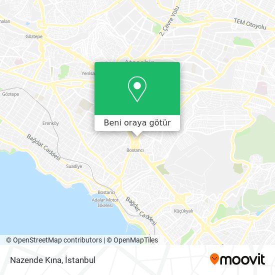 Nazende Kına harita