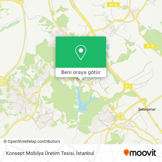 Konsept Mobilya Üretim Tesisi harita