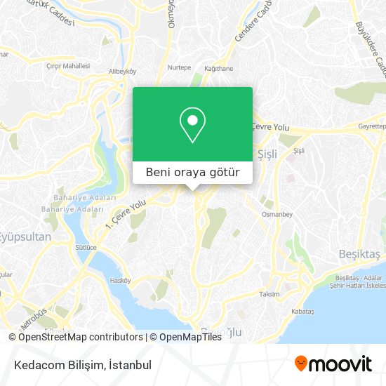 Kedacom Bilişim harita