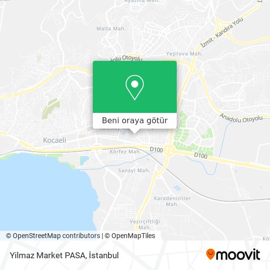 Yilmaz Market PASA harita