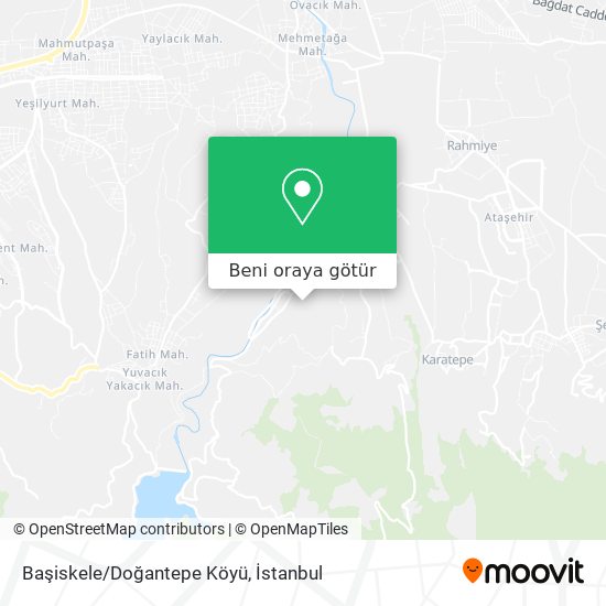 Başiskele/Doğantepe Köyü harita