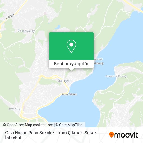 Gazi Hasan Paşa Sokak / İkram Çıkmazı Sokak harita