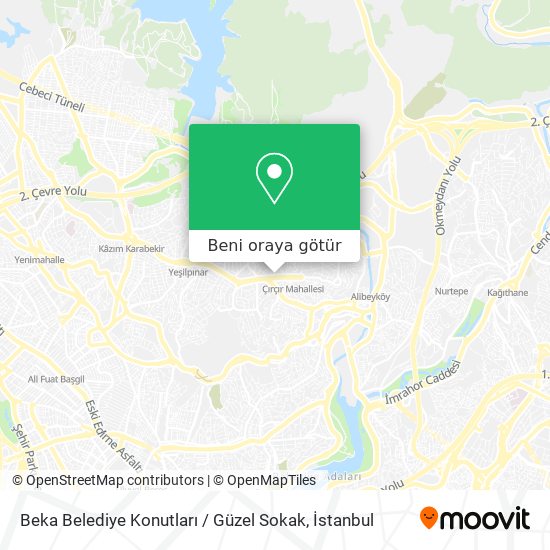 Beka Belediye Konutları / Güzel Sokak harita