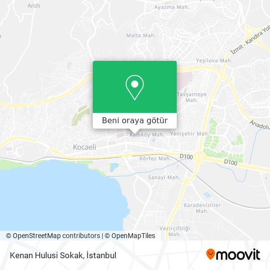Kenan Hulusi Sokak harita