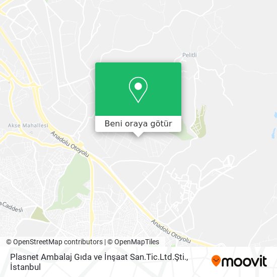 Plasnet Ambalaj Gıda ve İnşaat San.Tic.Ltd.Şti. harita