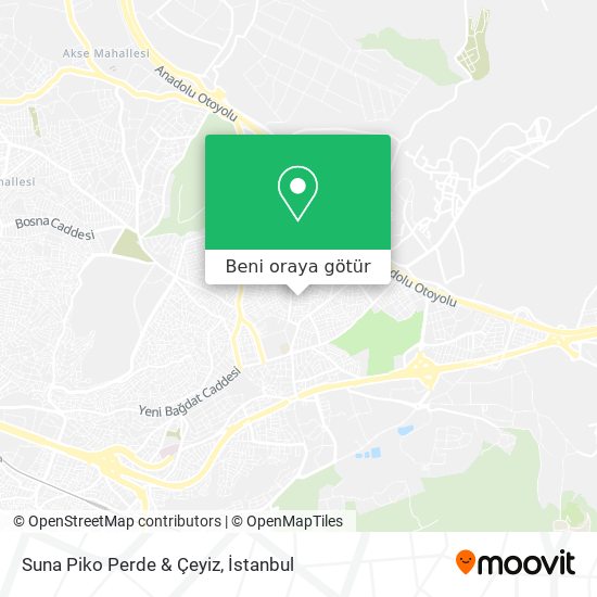 Suna Piko Perde & Çeyiz harita
