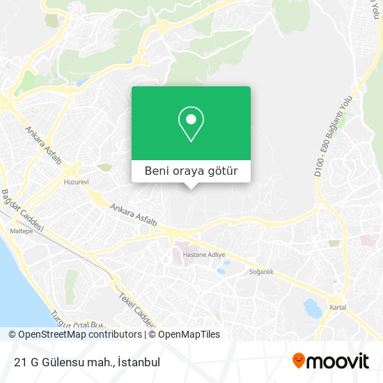 21 G Gülensu mah. harita