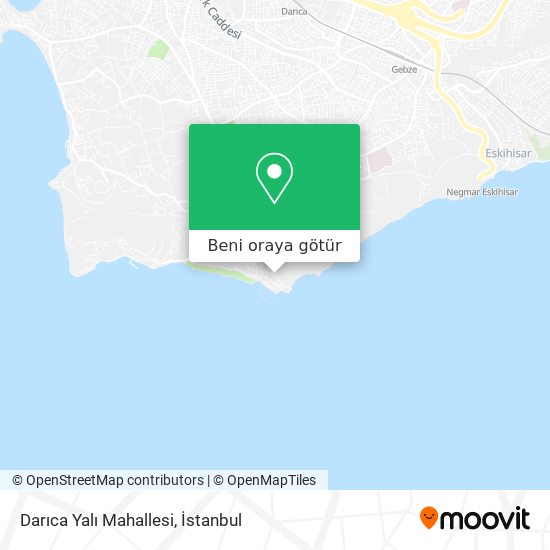 Darıca Yalı Mahallesi harita