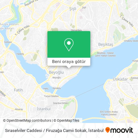Sıraselviler Caddesi / Firuzağa Camii Sokak harita