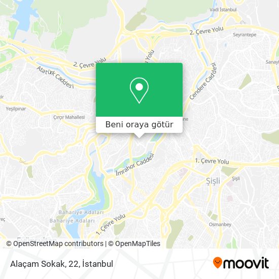 Alaçam Sokak, 22 harita