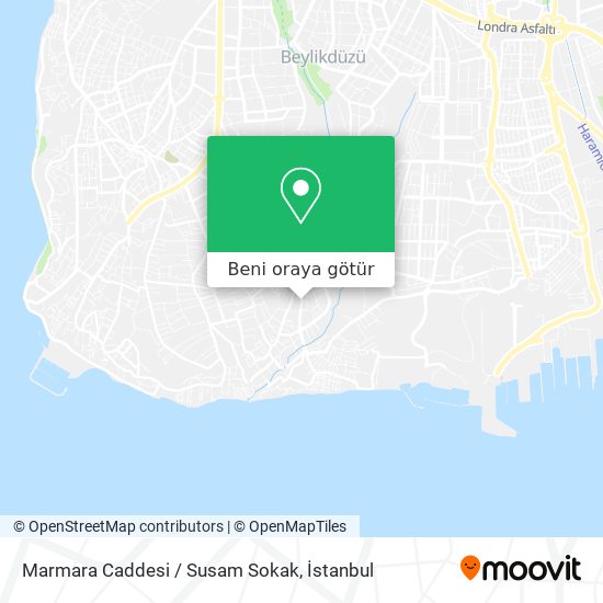 Marmara Caddesi / Susam Sokak harita