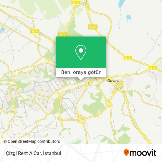 Çizgi Rent A Car harita