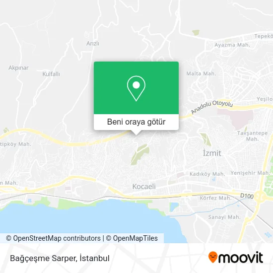 Bağçeşme Sarper harita