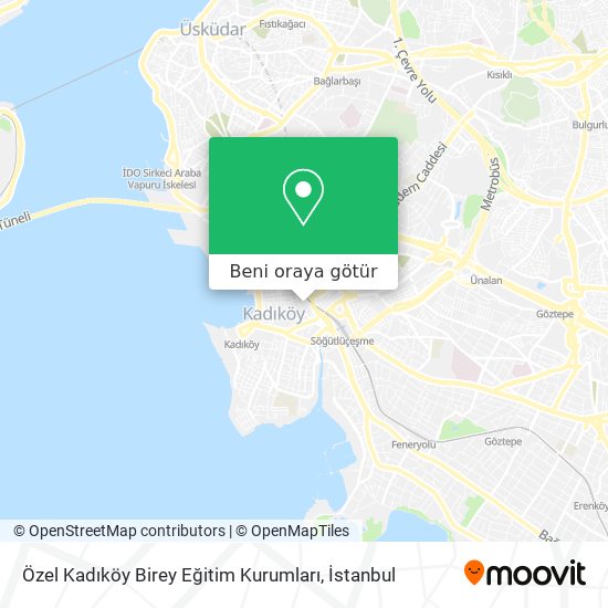 Özel Kadıköy Birey Eğitim Kurumları harita