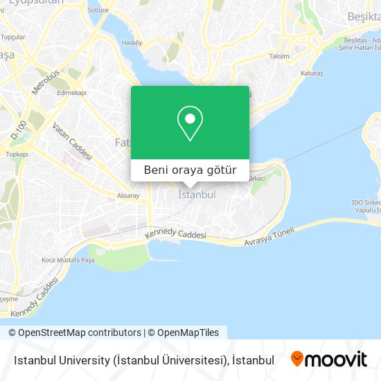 Istanbul University (İstanbul Üniversitesi) harita