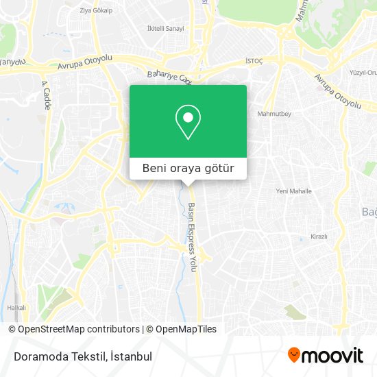 Doramoda Tekstil harita
