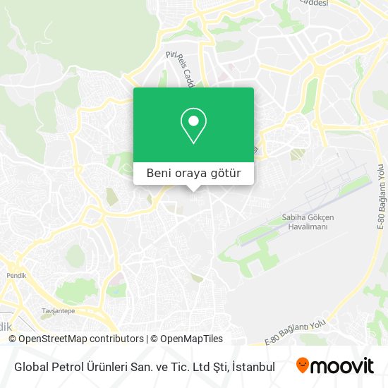 Global Petrol Ürünleri San. ve Tic. Ltd Şti harita