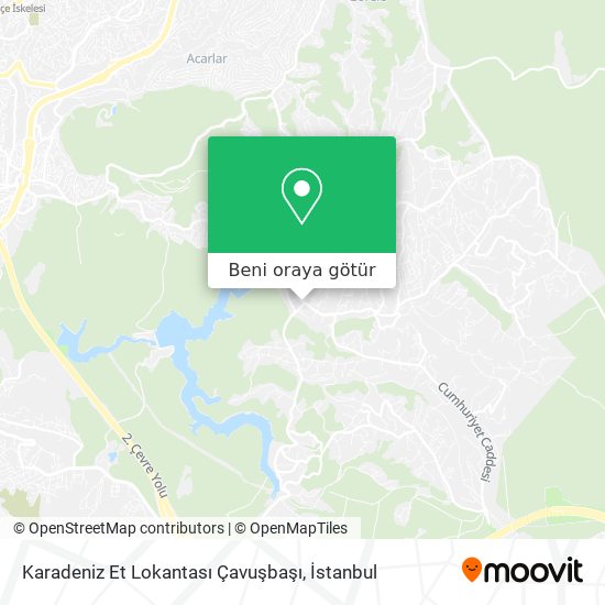 Karadeniz Et Lokantası Çavuşbaşı harita