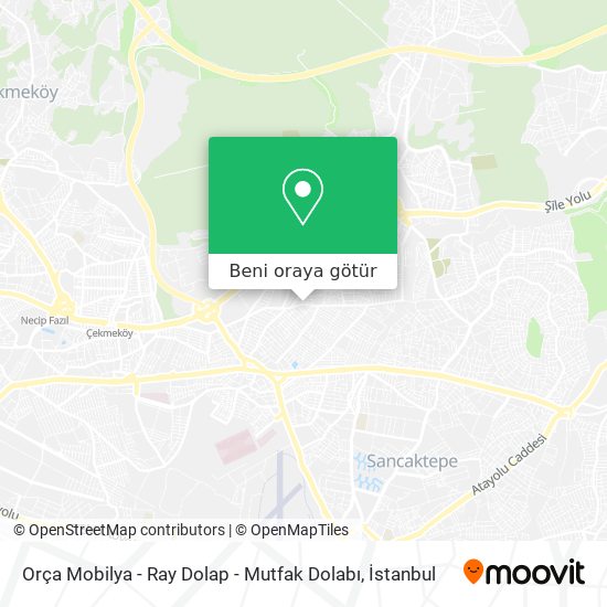 Orça Mobilya - Ray Dolap - Mutfak Dolabı harita