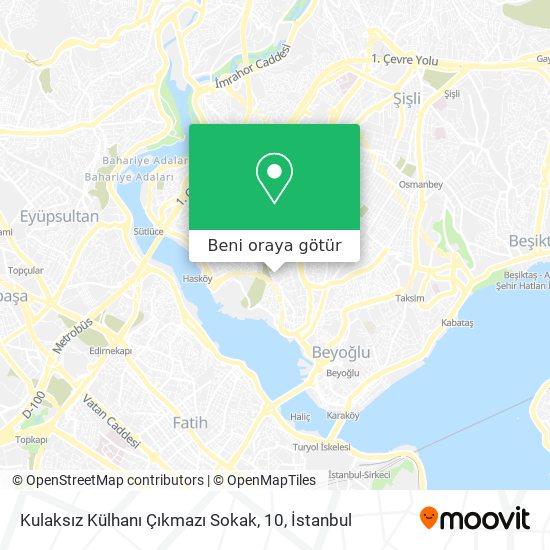 Kulaksız Külhanı Çıkmazı Sokak, 10 harita