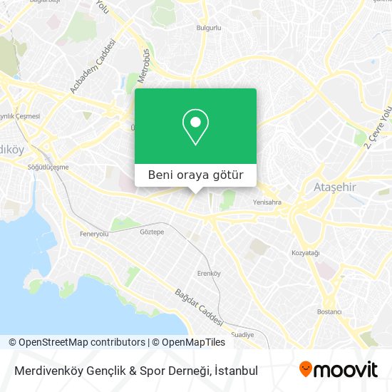 Merdivenköy Gençlik & Spor Derneği harita