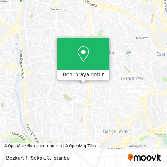 Bozkurt 1. Sokak, 3 harita