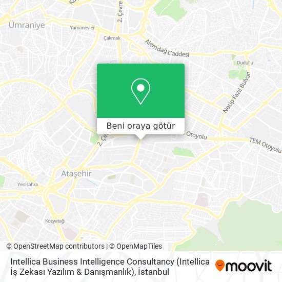 Intellica Business Intelligence Consultancy (Intellica İş Zekası Yazılım & Danışmanlık) harita