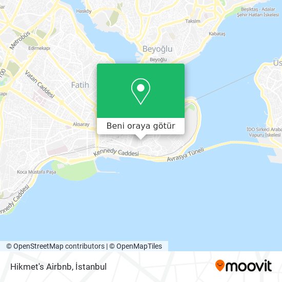 Hikmet's Airbnb harita