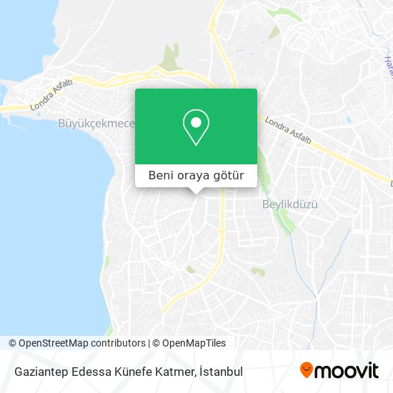 Gaziantep Edessa Künefe Katmer harita