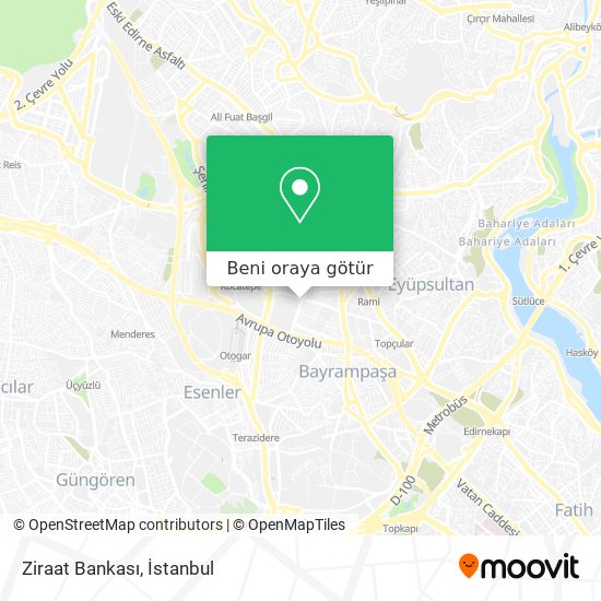 Ziraat Bankası harita