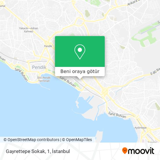 Gayrettepe Sokak, 1 harita
