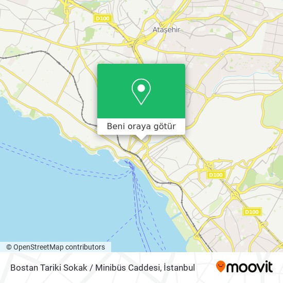 Bostan Tariki Sokak / Minibüs Caddesi harita