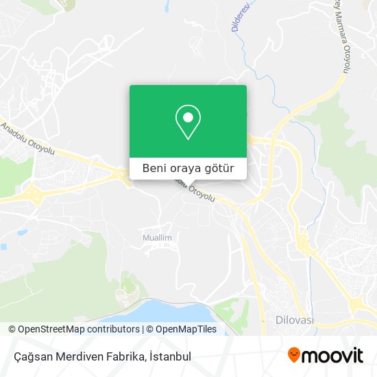 Çağsan Merdiven Fabrika harita