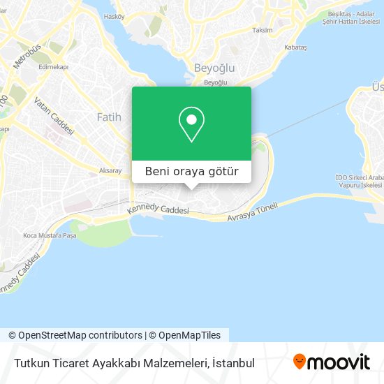 Tutkun Ticaret Ayakkabı Malzemeleri harita