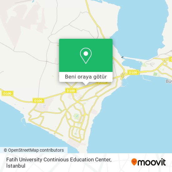 Fatih University Continious Education Center harita