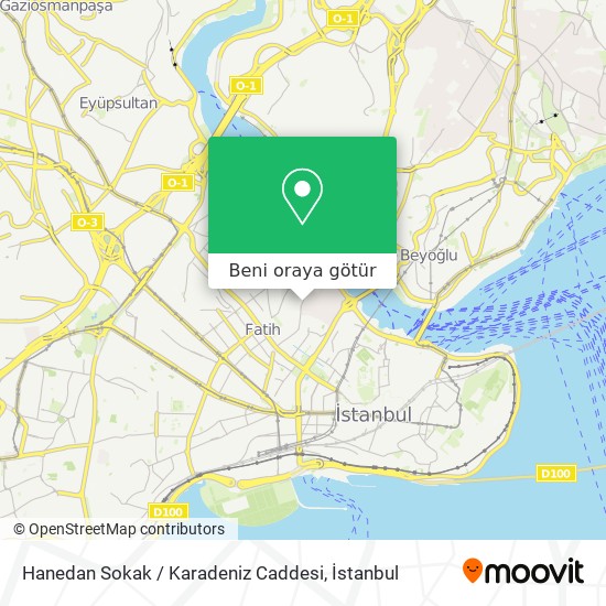Hanedan Sokak / Karadeniz Caddesi harita