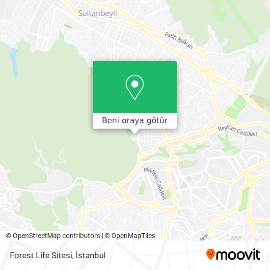 Forest Life Sitesi harita