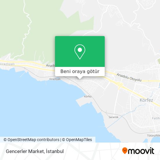 Gencerler Market harita