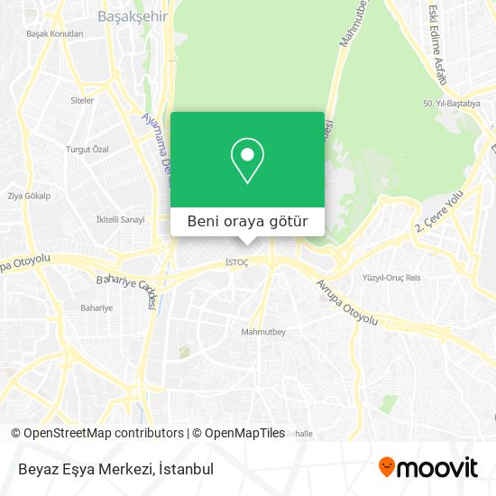 Beyaz Eşya Merkezi harita