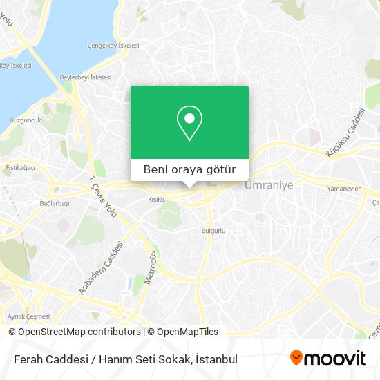 Ferah Caddesi / Hanım Seti Sokak harita