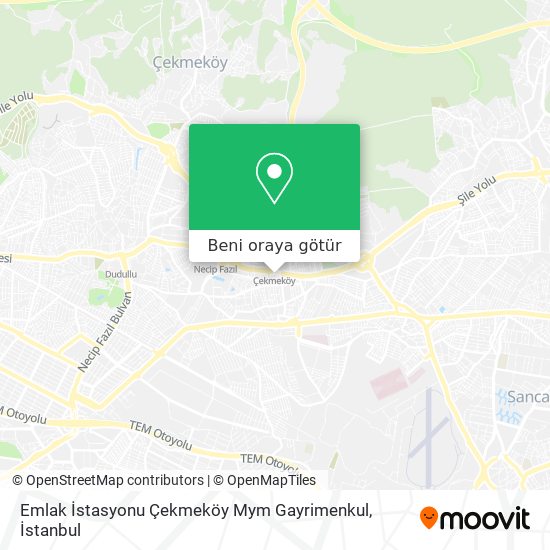 Emlak İstasyonu Çekmeköy Mym Gayrimenkul harita