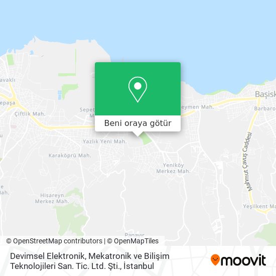 Devimsel Elektronik, Mekatronik ve Bilişim Teknolojileri San. Tic. Ltd. Şti. harita