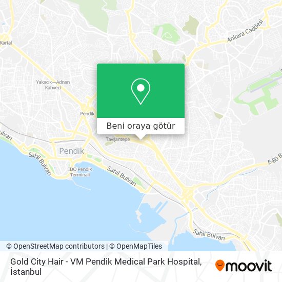 Gold City Hair - VM Pendik Medical Park Hospital harita